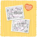 Kibakids - Digital Download • November Coloring Pages