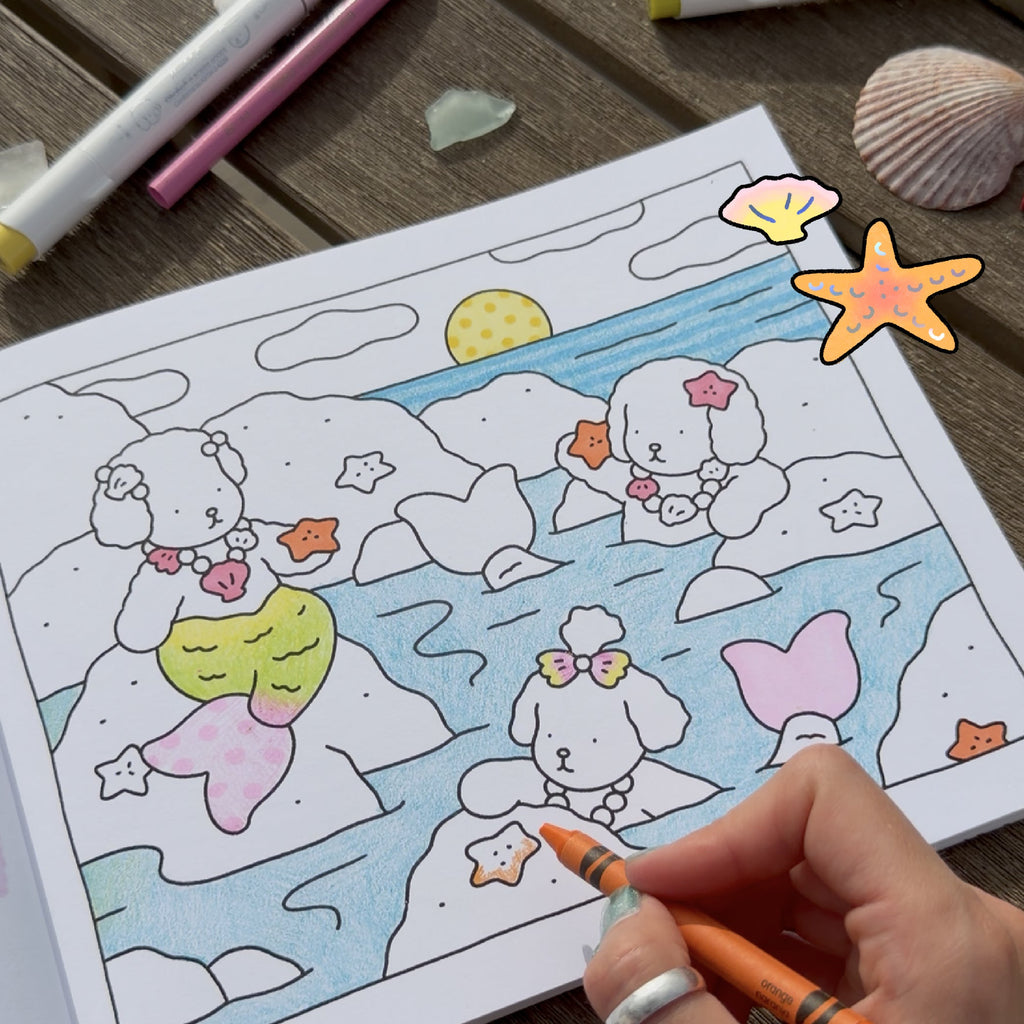 Kibakids - *imperfect* Summer Break Coloring Book