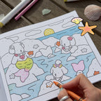 Kibakids - *imperfect* Summer Break Coloring Book