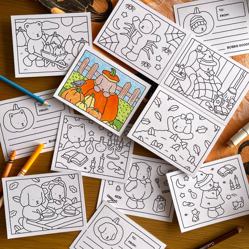 Kibakids - Tear & Share Pumpkin Grams • Pack of 12