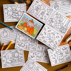 Kibakids - Tear & Share Pumpkin Grams • Pack of 12