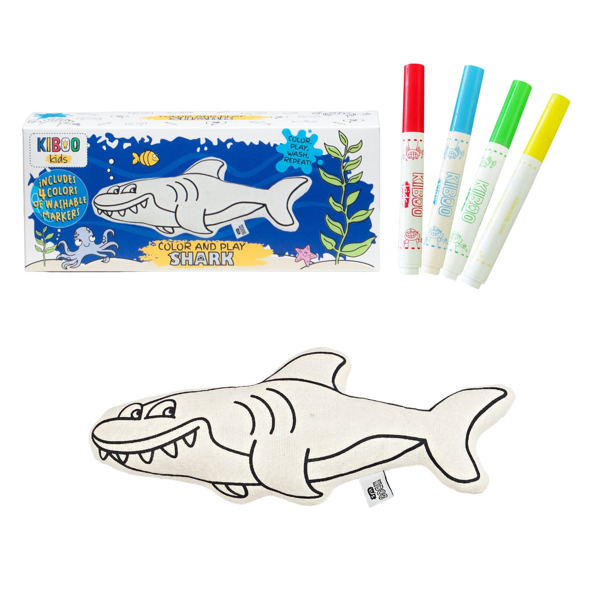 Kibakids - Shark Coloring Set