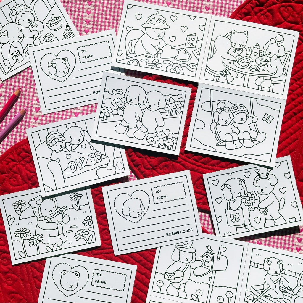 Kibakids - Tear & Share Valentines • Pack of 12