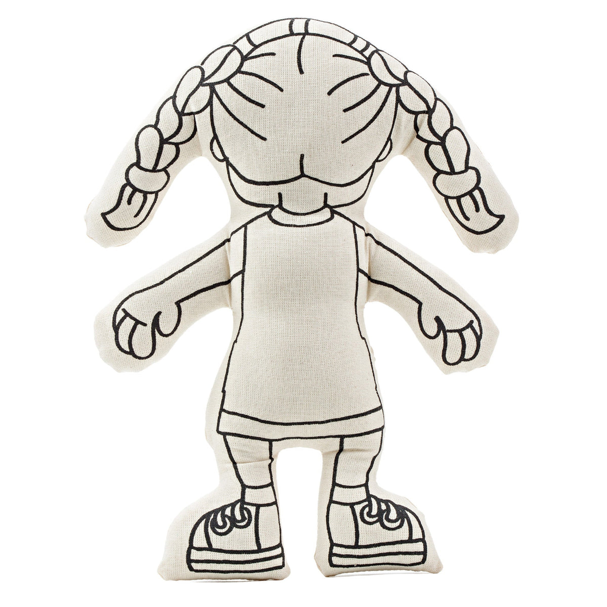 Kibakids - Girl with Braids Coloring Set