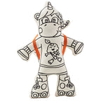 Kibakids - Unicorn with Rainbow Backpack Coloring Set
