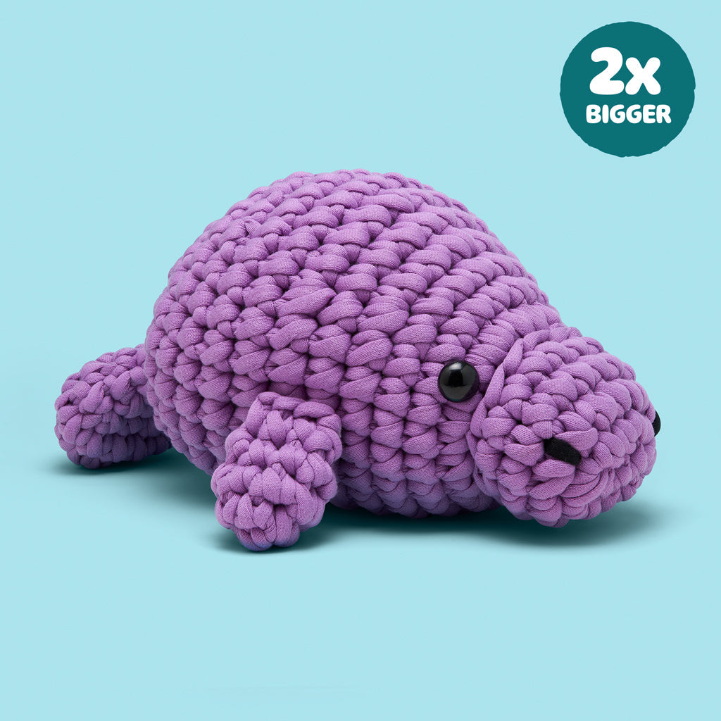 Kibakids - Phyllis the Manatee Extra Squeezy Crochet Kit