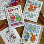Kibakids - Oh What Fun! Coloring Card