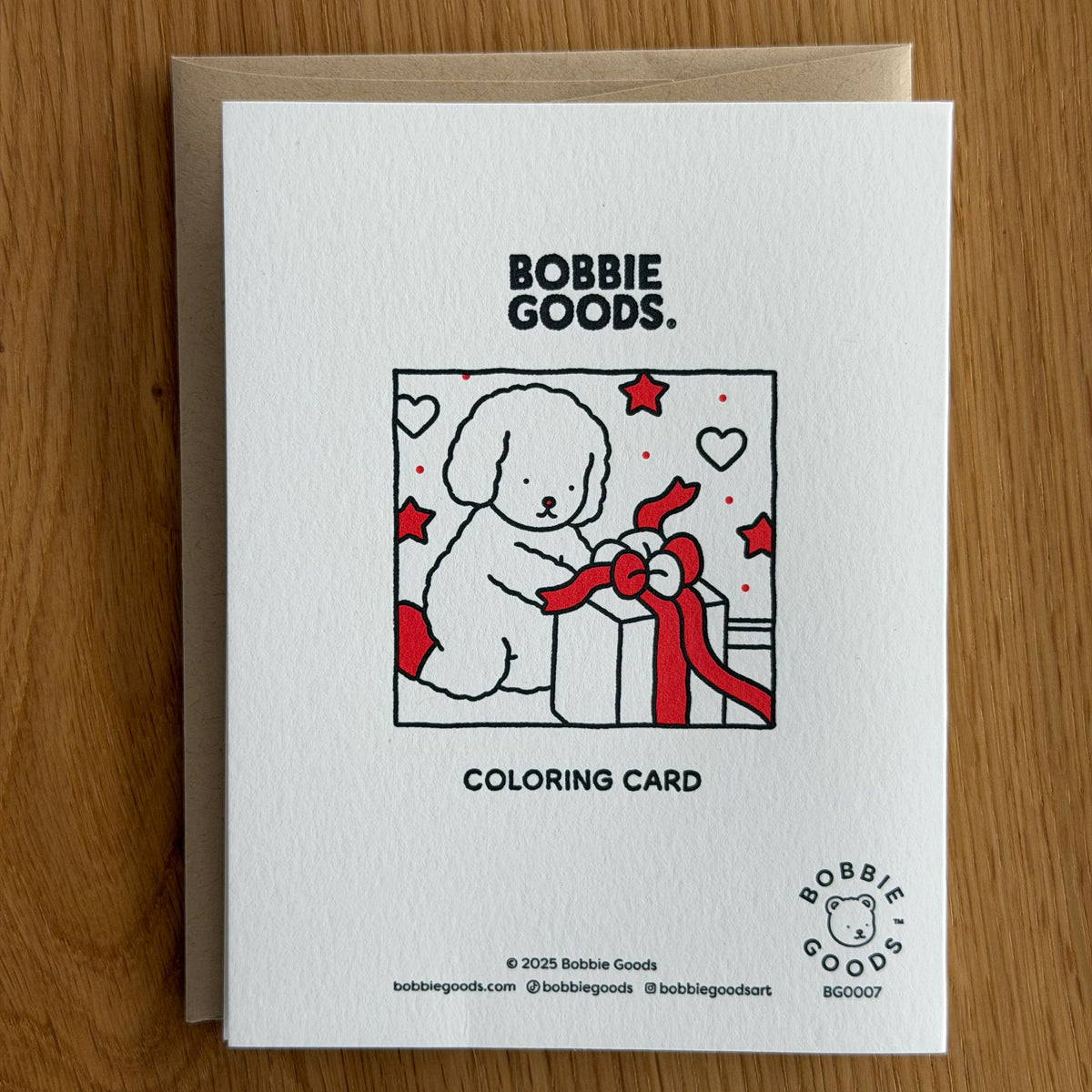 Kibakids - Santa's Favorite Coloring Card