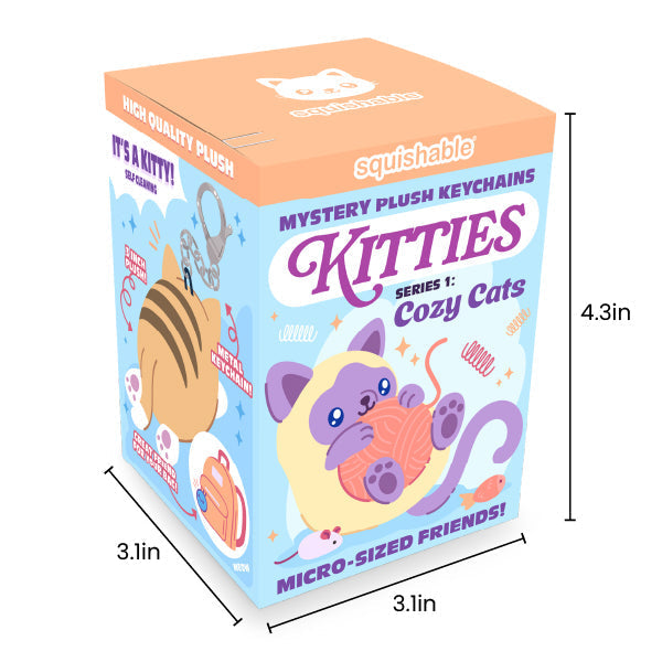 Kibakids - Kitties Micro Blind Box, Series 1: Cozy Cats