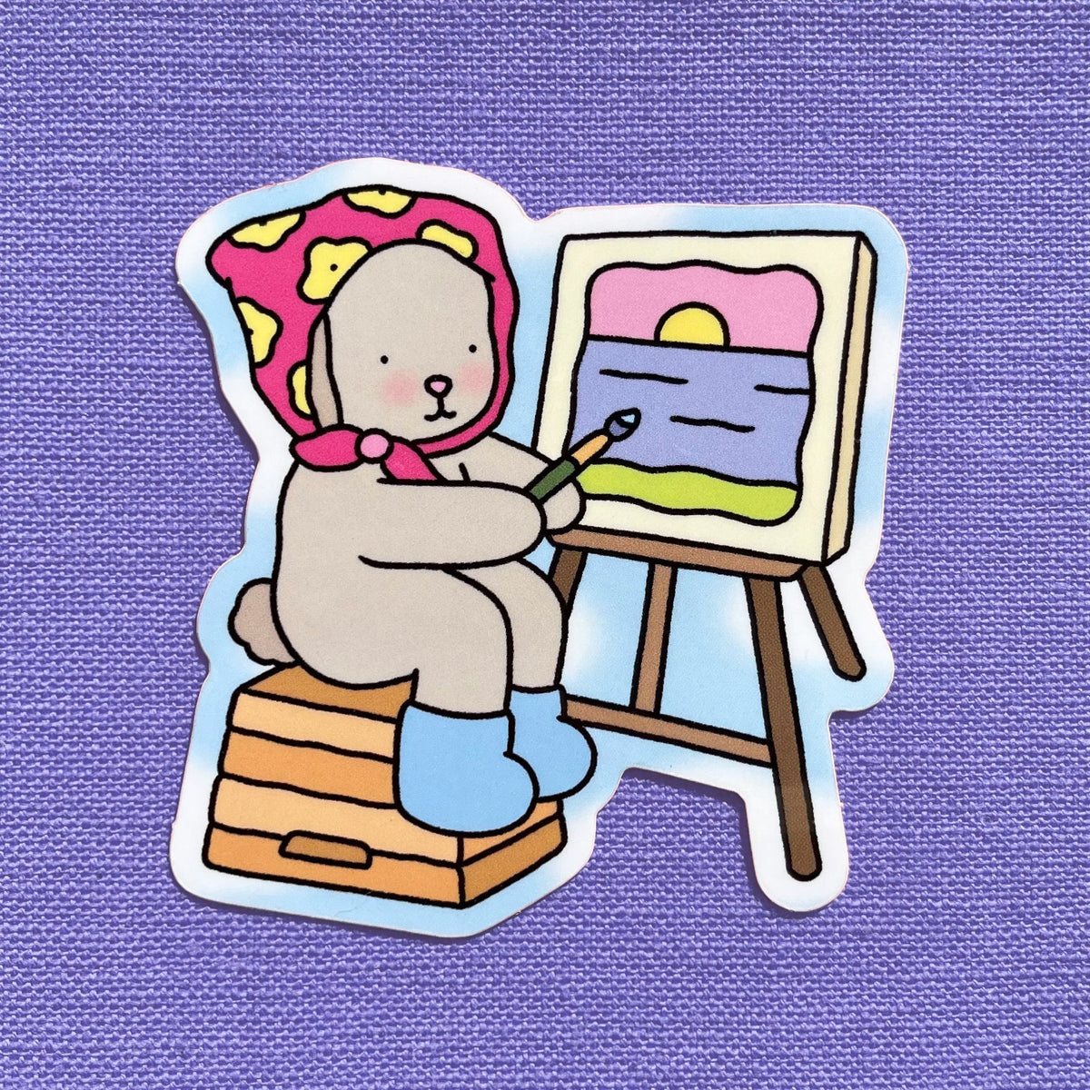 Kibakids - Artist Bunny Sticker