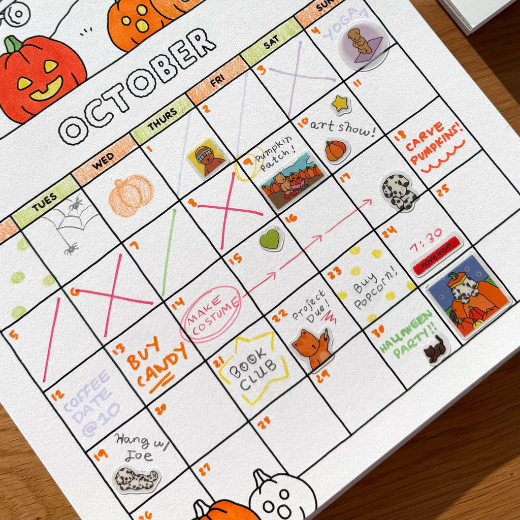 Kibakids - Calendar Sticker Pack