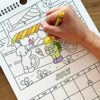 Kibakids - Coloring Calendar