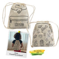 Kibakids - Drawstring Backpack Coloring Set