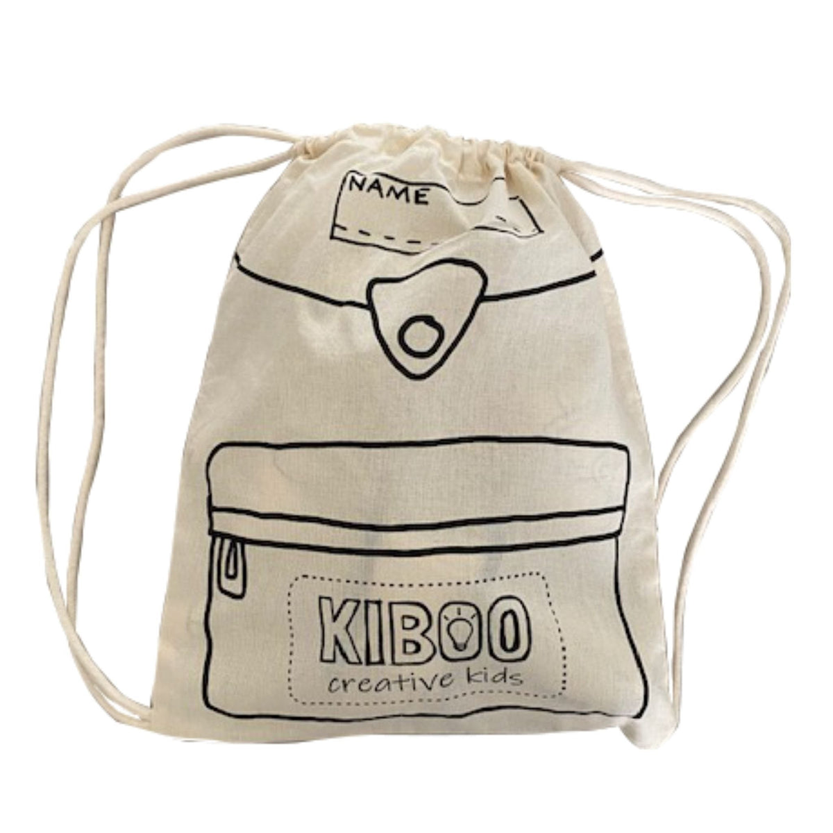 Kibakids - Drawstring Backpack Coloring Set