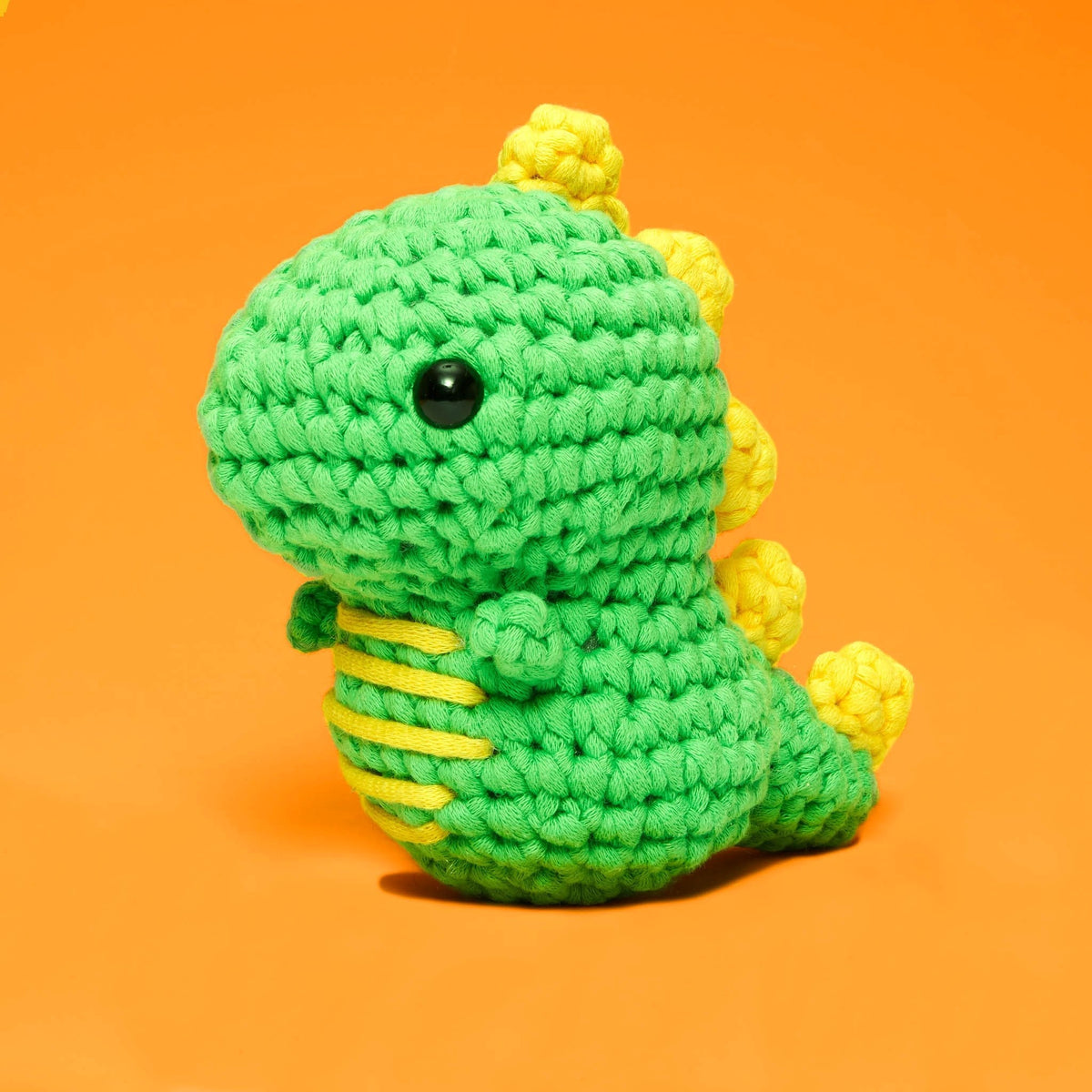 Kibakids - Fred the Dinosaur Crochet Kit for Beginners
