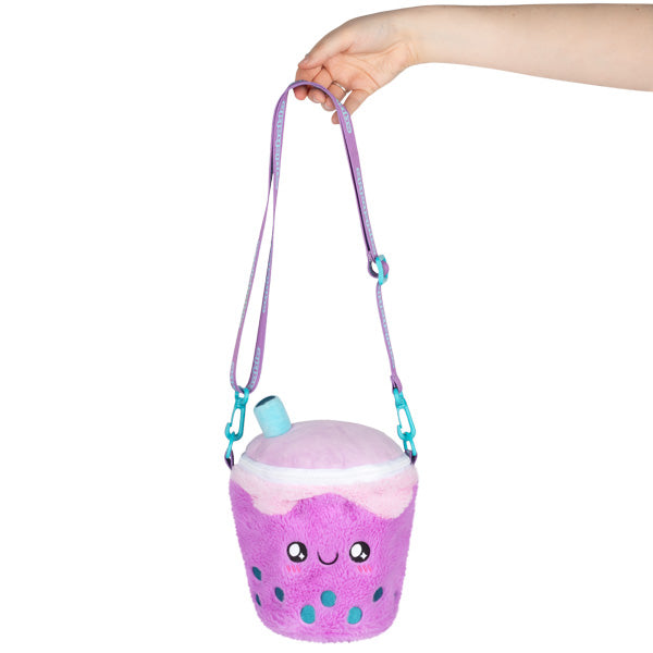 Kibakids - Comfort Food Bubble Tea Fuzzy Crossbody Bag