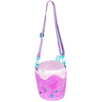 Kibakids - Comfort Food Bubble Tea Fuzzy Crossbody Bag