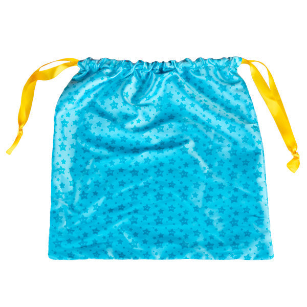 Kibakids - DIY Blue Drawstring Gift Bag - Large