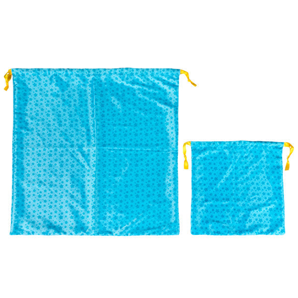 Kibakids - DIY Blue Drawstring Gift Bag - Large