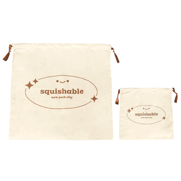 Kibakids - DIY Tan Drawstring Dust Bag - Small