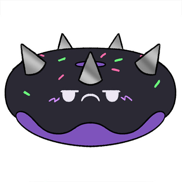 Kibakids - Mini Comfort Food Goth Donut