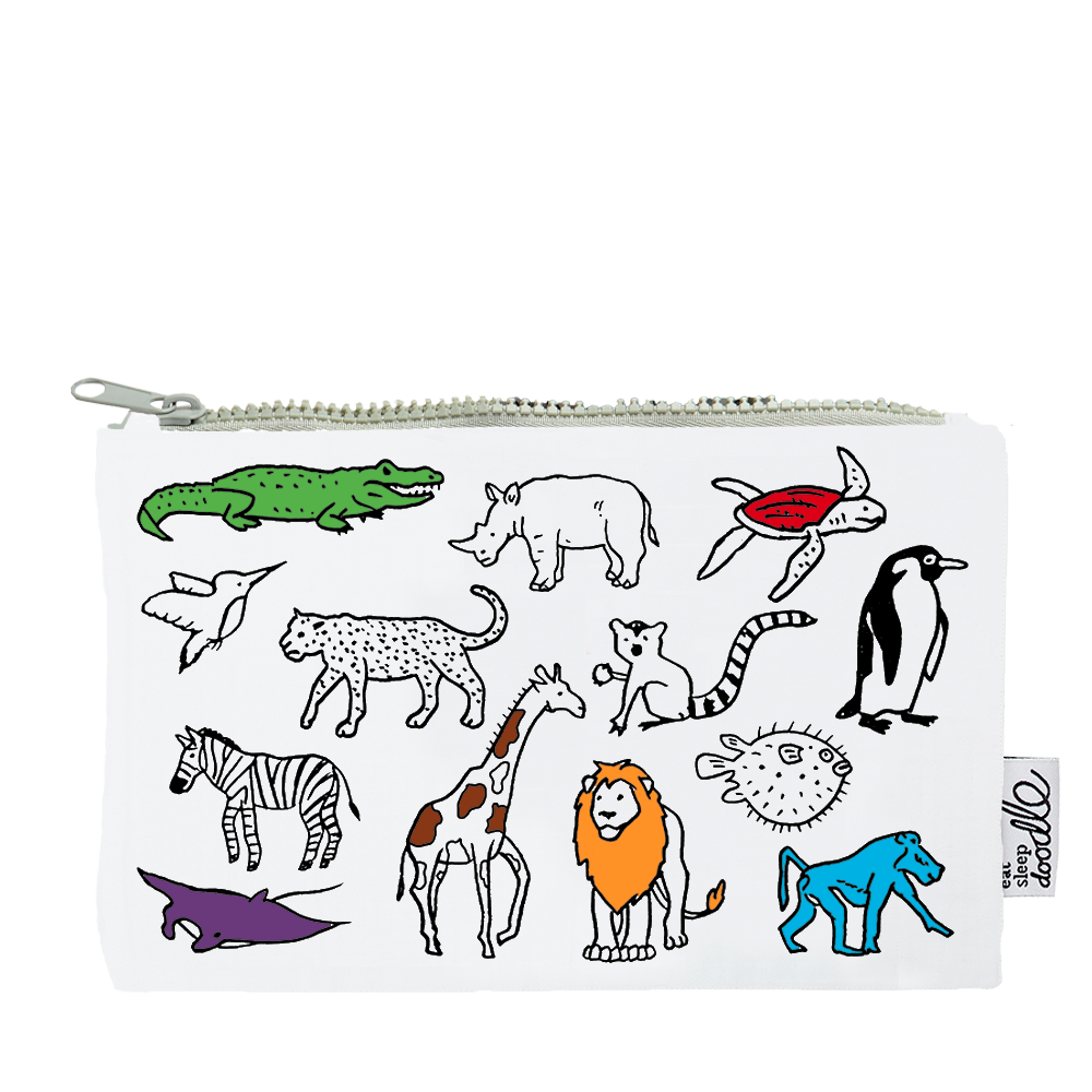 Kibakids - world map pencil case