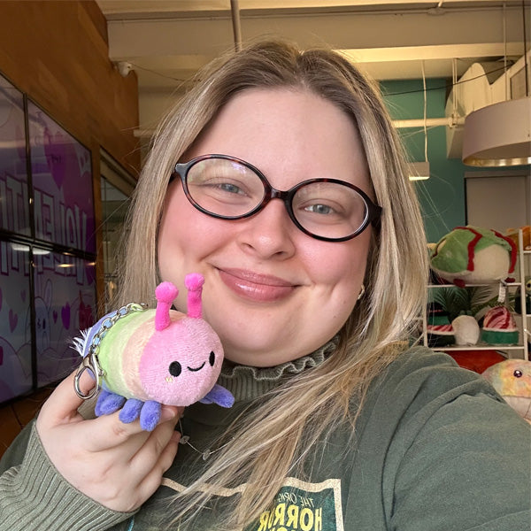 Kibakids - Micro Kibakids Rainbow Caterpillar Keychain