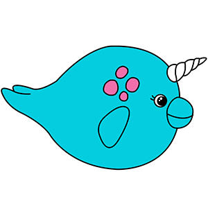 Kibakids - Mini Kibakids Baby Narwhal