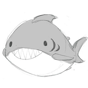 Kibakids - Mini Kibakids Great White Shark