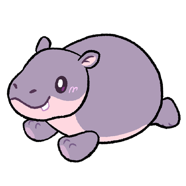 Kibakids - Mini Kibakids Pygmy Hippo