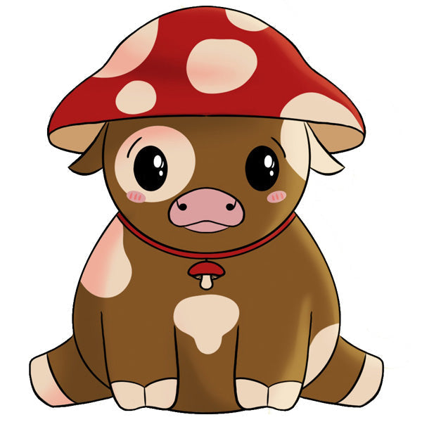Kibakids - Mini Kibakids Mushroom Cow