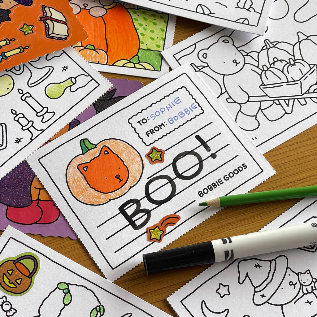Kibakids - Tear & Share Pumpkin Grams • Pack of 12