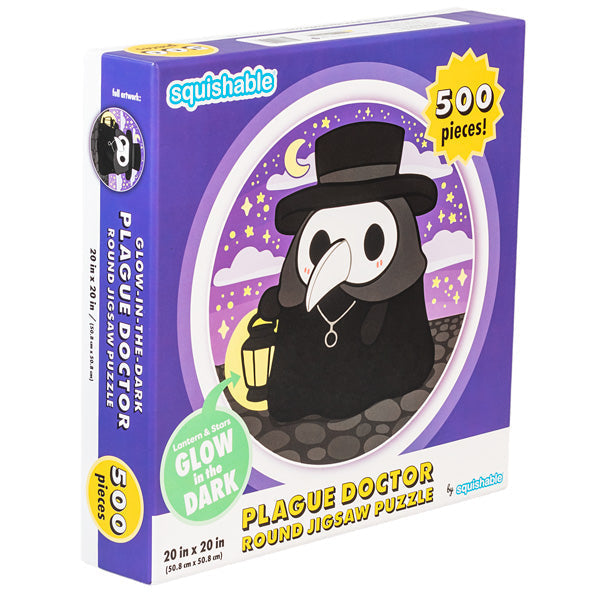 Kibakids - Doctor Plague Round Jigsaw Puzzle