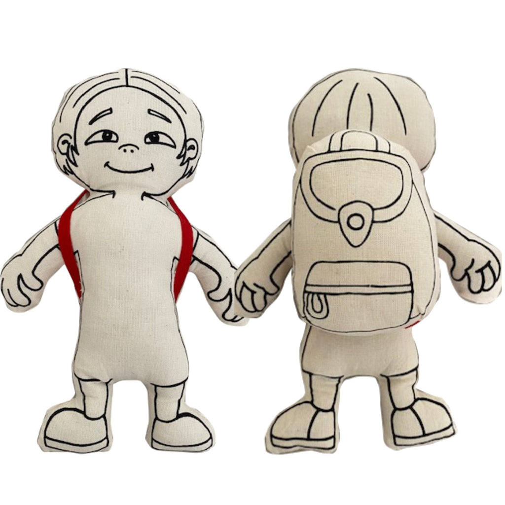 Kibakids - Kid with Parted Hair Coloring Set