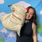 Kibakids - DIY Tan Drawstring Dust Bag - Large