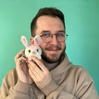 Kibakids - Micro Kibakids Tie Dye Bunny Keychain