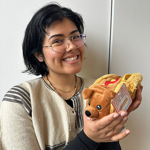 Kibakids - Kibakids Dachshund Hot Dog Plush Pouch