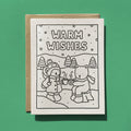 Kibakids - Warm Wishes Coloring Card
